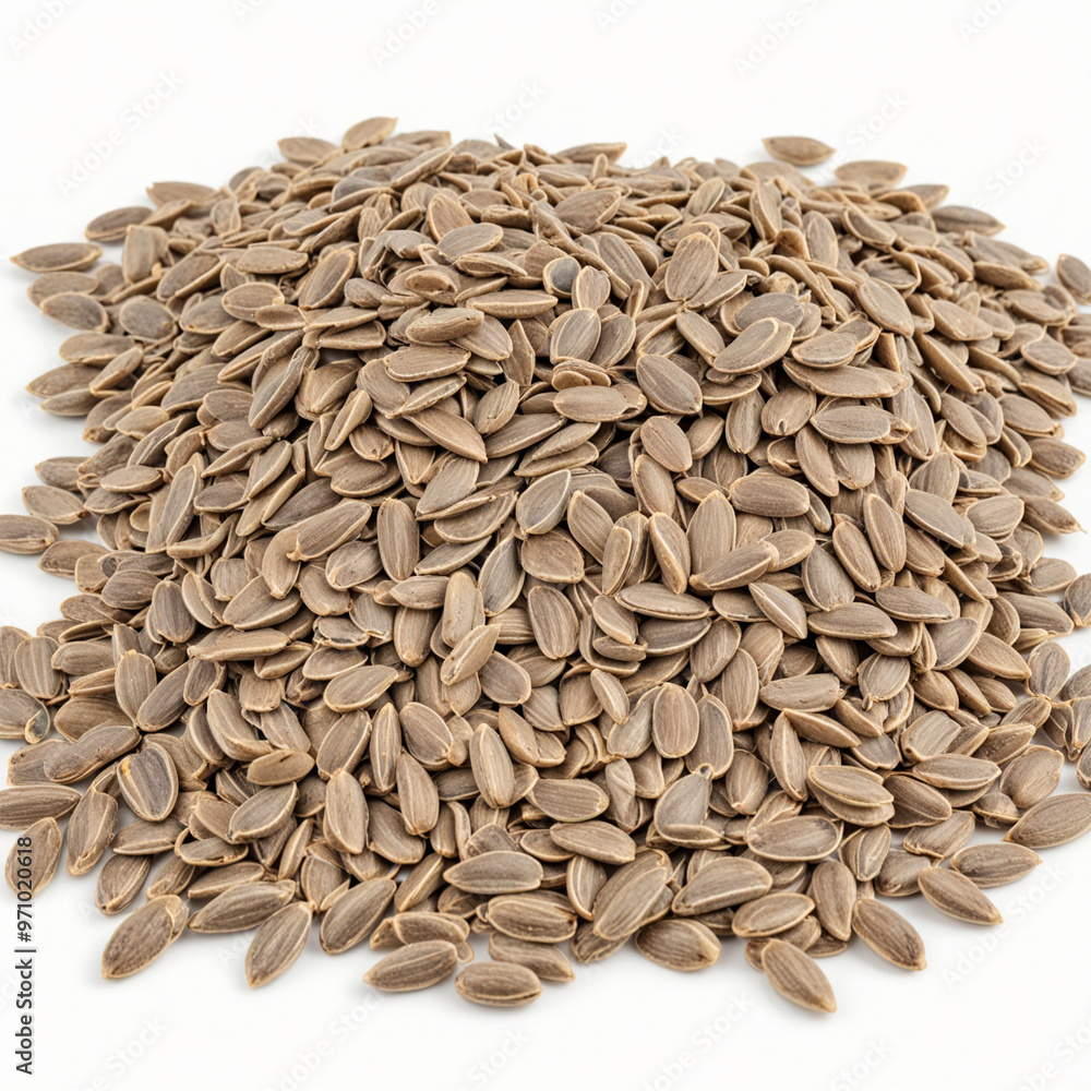 Sunflower Seed, isolated on white background Sunflower Seed, isolated on white background
