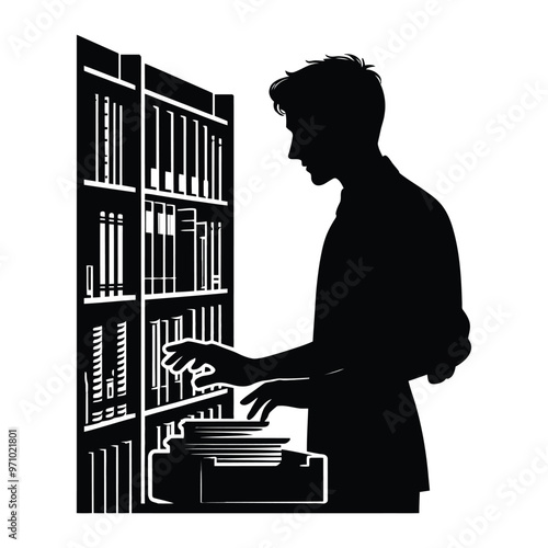 Librarian Silhouette