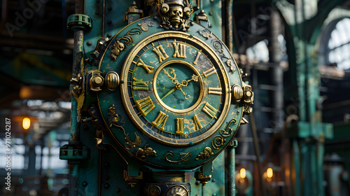 A clock face created from interconnected cosmic constellations, representing the vast and timeless nature of the universe within time.