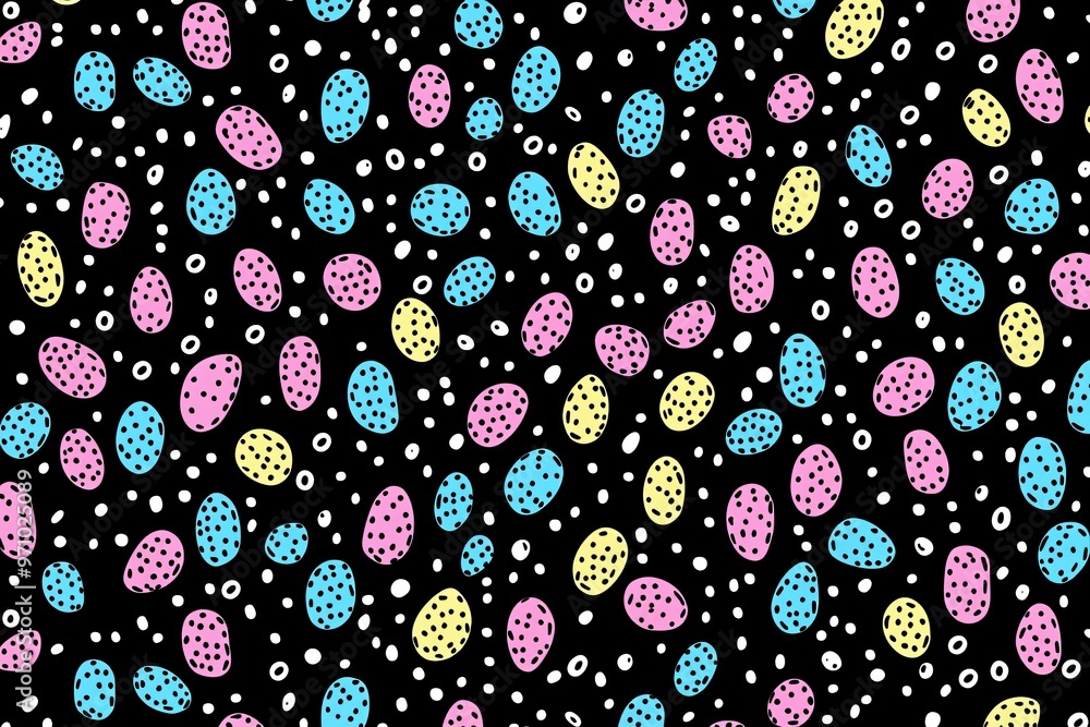 Colorful Easter Eggs Seamless Pattern Colorful Easter Eggs Seamless Pattern