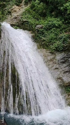 Little waterfall on the Italian Alps