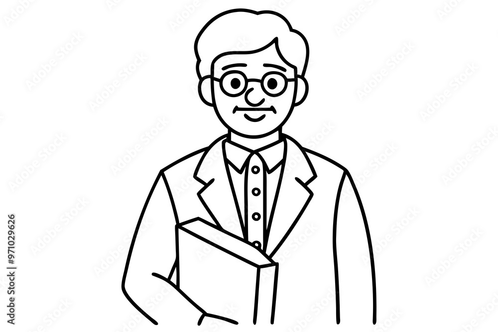 illustration of a businessman illustration of a businessman