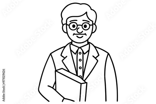 illustration of a businessman