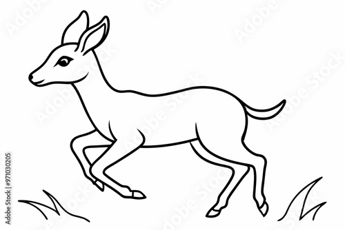 silhouette of a goat
