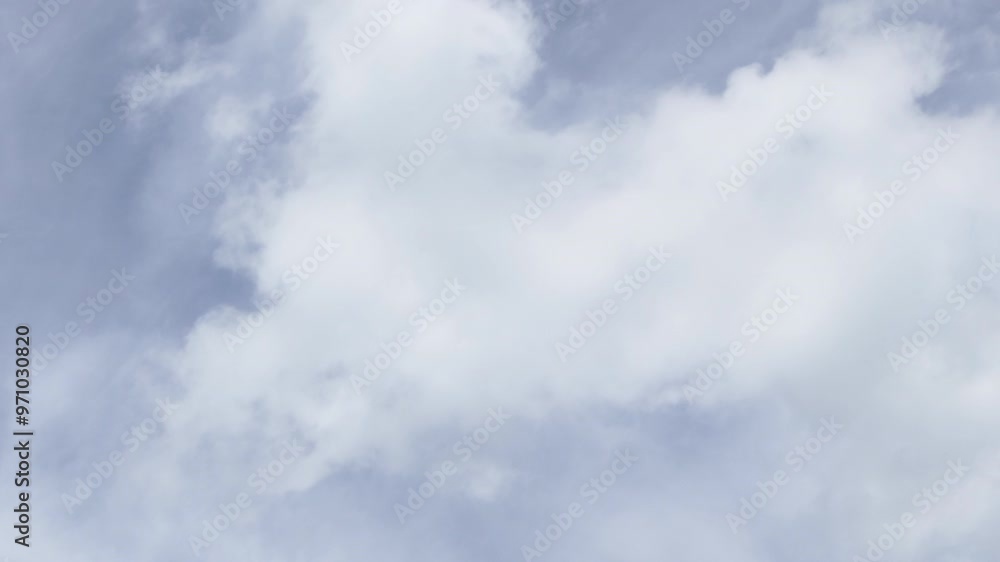 Moving of white clouds drifting on blue sky Moving of white clouds drifting on blue sky