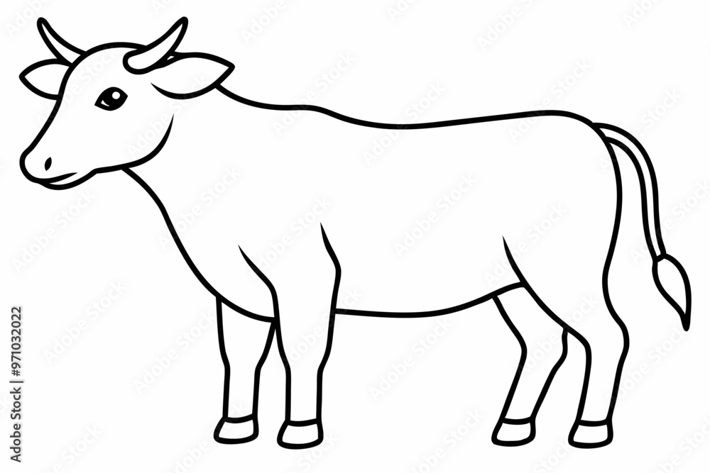 illustration of a cow illustration of a cow