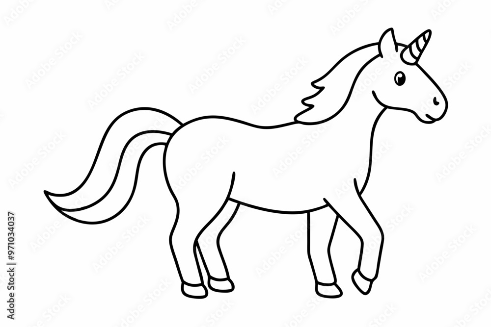 horse isolated on white background horse isolated on white background