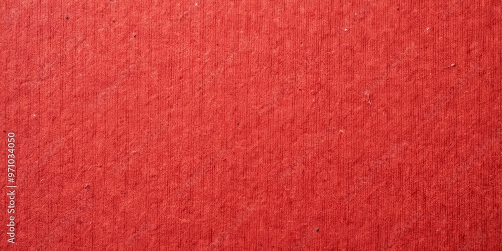 Fototapeta premium Vintage scarlet cardboard background texture macro shot, old, bright red, color, paper, structure, craft, vintage