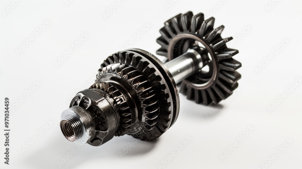 Bevel gear set with pinion gear and crown wheel Bevel gear set with pinion gear and crown wheel