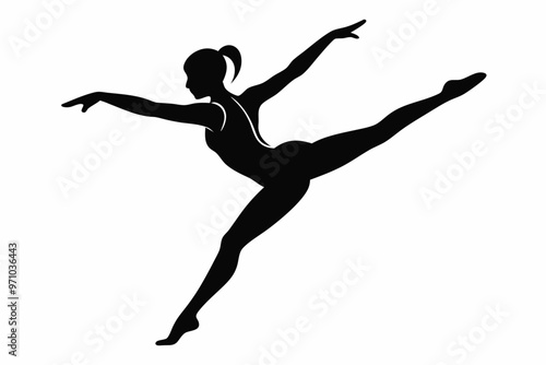 gymnastics icon silhouette,gymnustics illustration