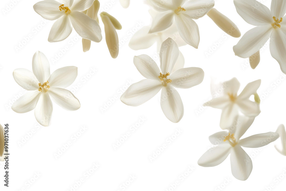 Beautiful white phalaenopsis orchid blossom on a branch in a tropical garden Beautiful white phalaenopsis orchid blossom on a branch in a tropical garden