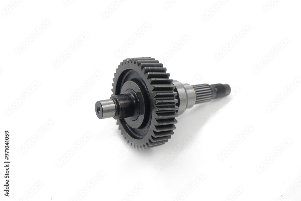 rear axle motorcycle isolated on white background, good for article rear axle motorcycle isolated on white background, good for article
