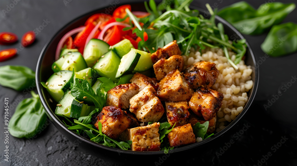 Vegan Buddha Bowl Lush Garden Firefly Illuminat Vegan Buddha Bowl Lush Garden Firefly Illuminat