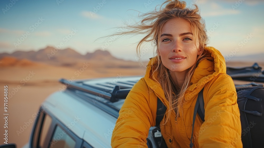 Woman on a Road Trip Woman on a Road Trip
