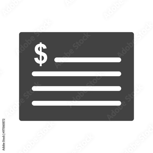 Business Administration Glyph Icon