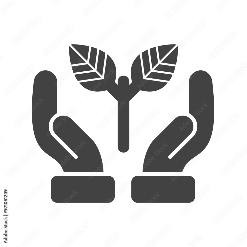 Fototapeta premium Business Administration Glyph Icon