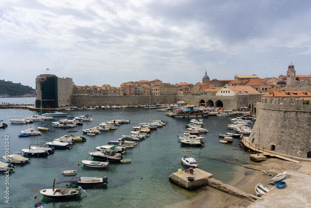 view of the old city Dubrovnik view of the old city Dubrovnik