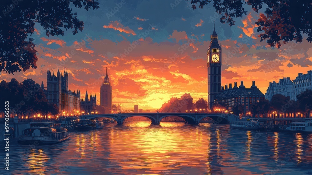 Fototapeta premium Vintage Travel Posters