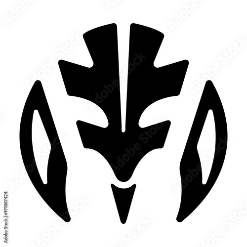Tigerzord power icon in filled style 