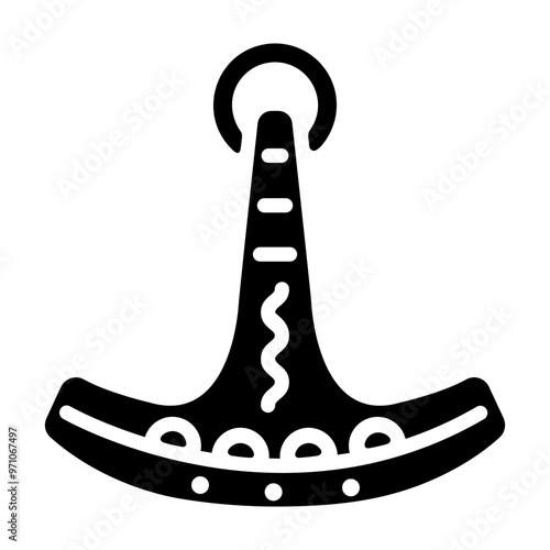 Ukonvasara icon in filled style 