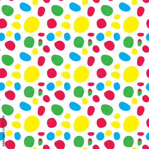 Small dash colorful pattern. Seamless minimal dash pattern, small elements confetti.