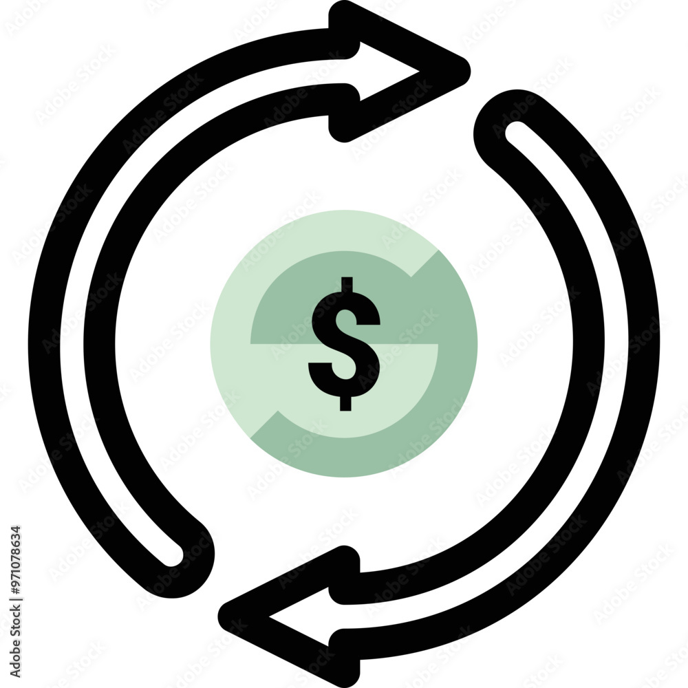 Simple vector icon exchange rate update Simple vector icon exchange rate update