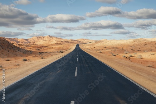 The mega road project in the moroccan western Sahara