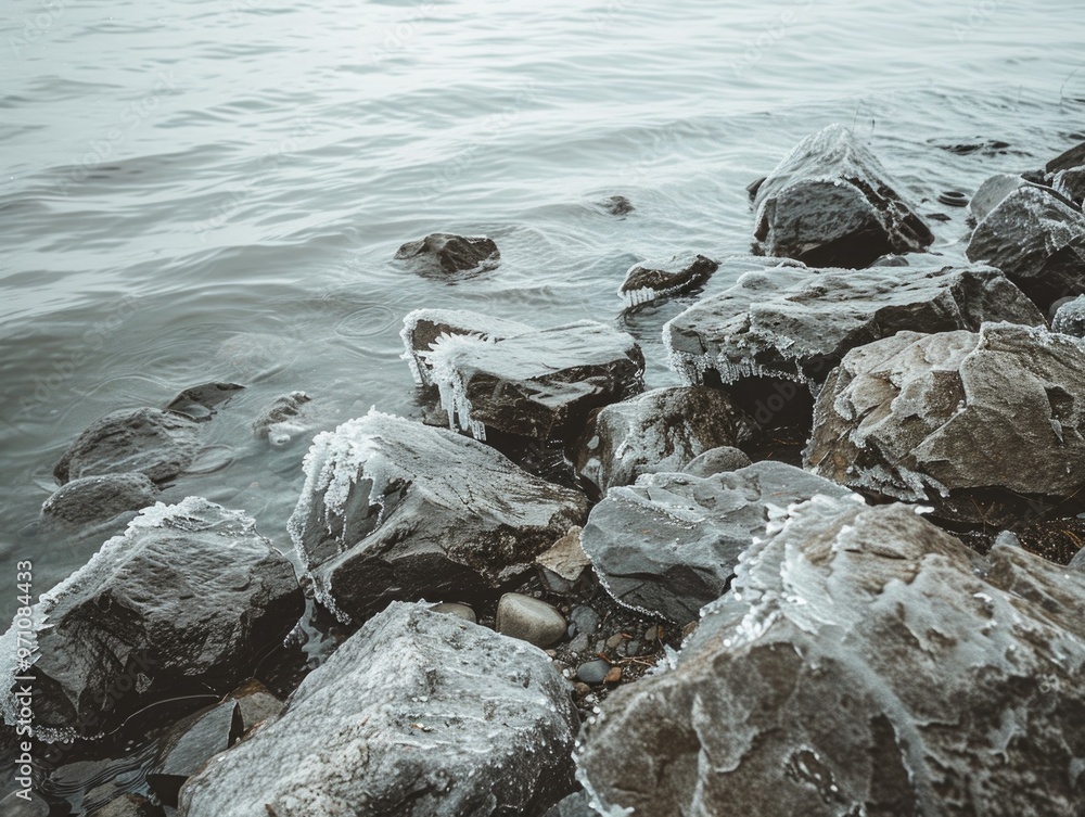 Obraz premium Serene Lake Scene