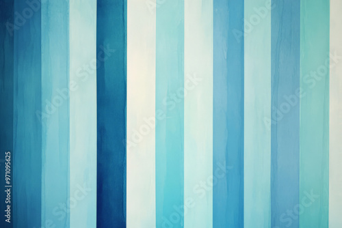 A cool, calming background with vertical stripes in soft shades of blue, teal, and aqua. The simple, clean design creates a sense of peace and serenity, perfect for a minimalist, modern composition.