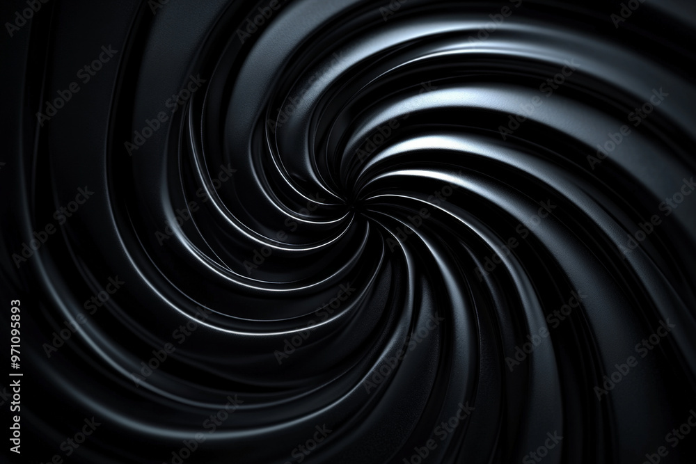 A dark black background featuring elegant, spiraling curved lines that create subtle shadow effects. The lines appear to twist and turn, forming a hypnotic, swirling pattern that gives a sense of A dark black background featuring elegant, spiraling curved lines that create subtle shadow effects. The lines appear to twist and turn, forming a hypnotic, swirling pattern that gives a sense of