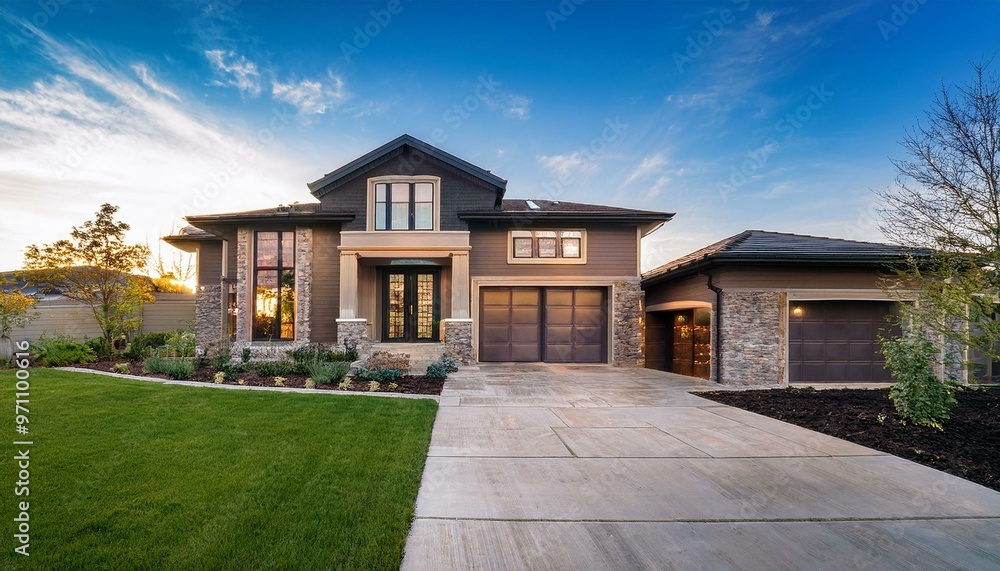 Stunning luxury Home Exterior: A Blend of Elegance and Modern Design Stunning luxury Home Exterior: A Blend of Elegance and Modern Design