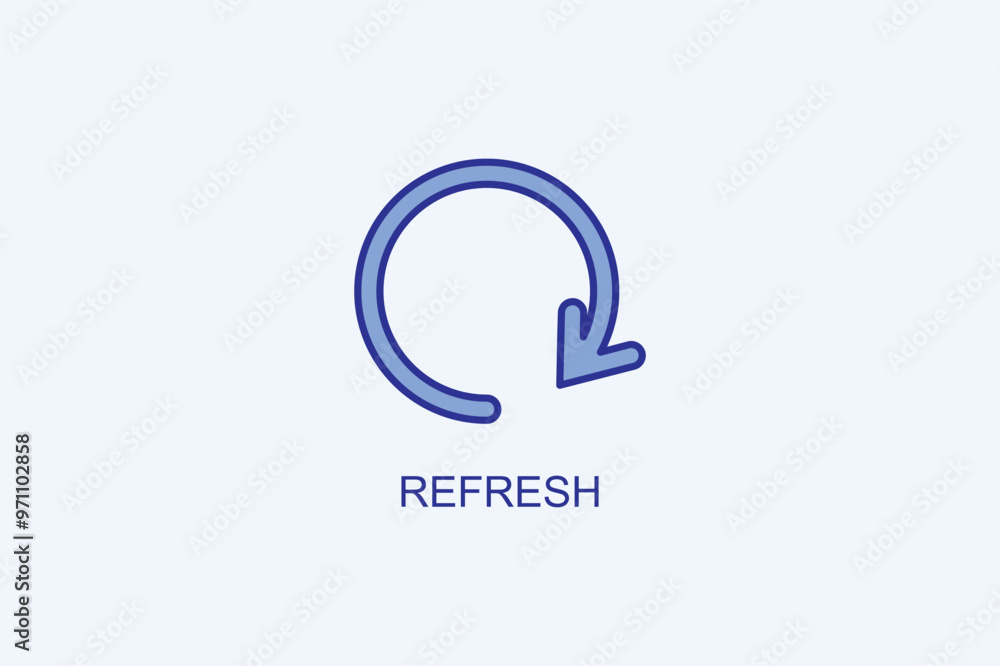 Refresh Vector Icon Or Logo Illustration Refresh Vector Icon Or Logo Illustration
