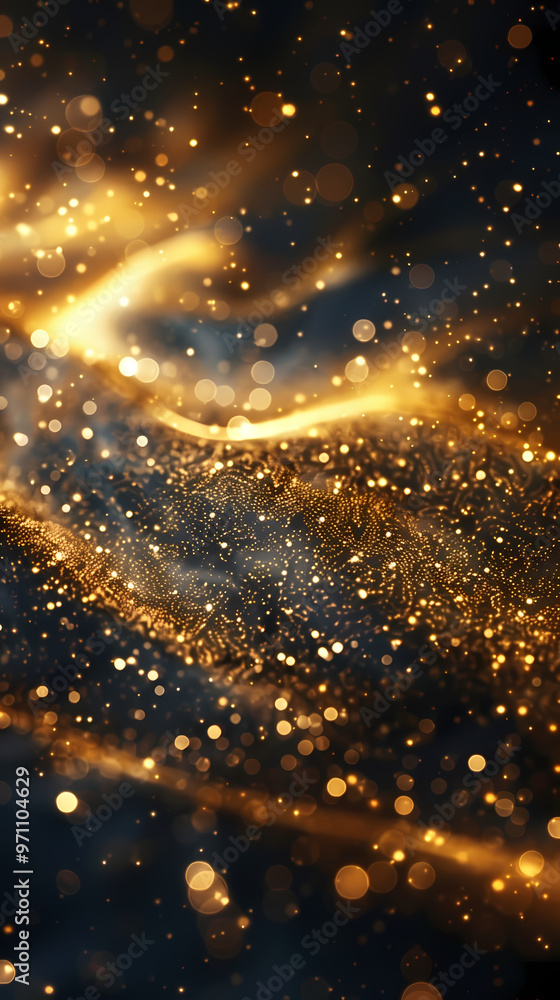 Luxury abstract gold background with glitter light effect decoration. Luxury abstract gold background with glitter light effect decoration.