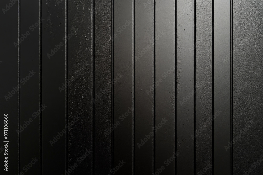 A matte black background with bold, glossy black stripes running vertically. The contrast between the matte and glossy textures creates a subtle, sophisticated pattern, with light softly catching the A matte black background with bold, glossy black stripes running vertically. The contrast between the matte and glossy textures creates a subtle, sophisticated pattern, with light softly catching the