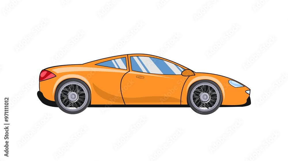 Driving Super Car Isolated on white Screen Background. High Quality 4K Videos. Driving Super Car Isolated on white Screen Background. High Quality 4K Videos.