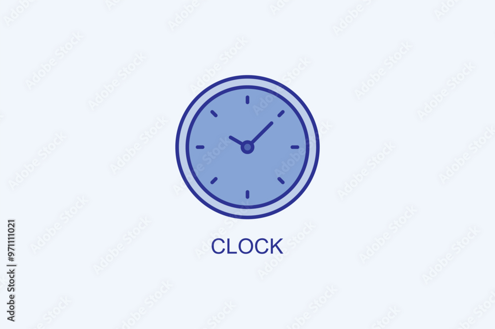 Clock Vector Icon Or Logo Illustration Clock Vector Icon Or Logo Illustration
