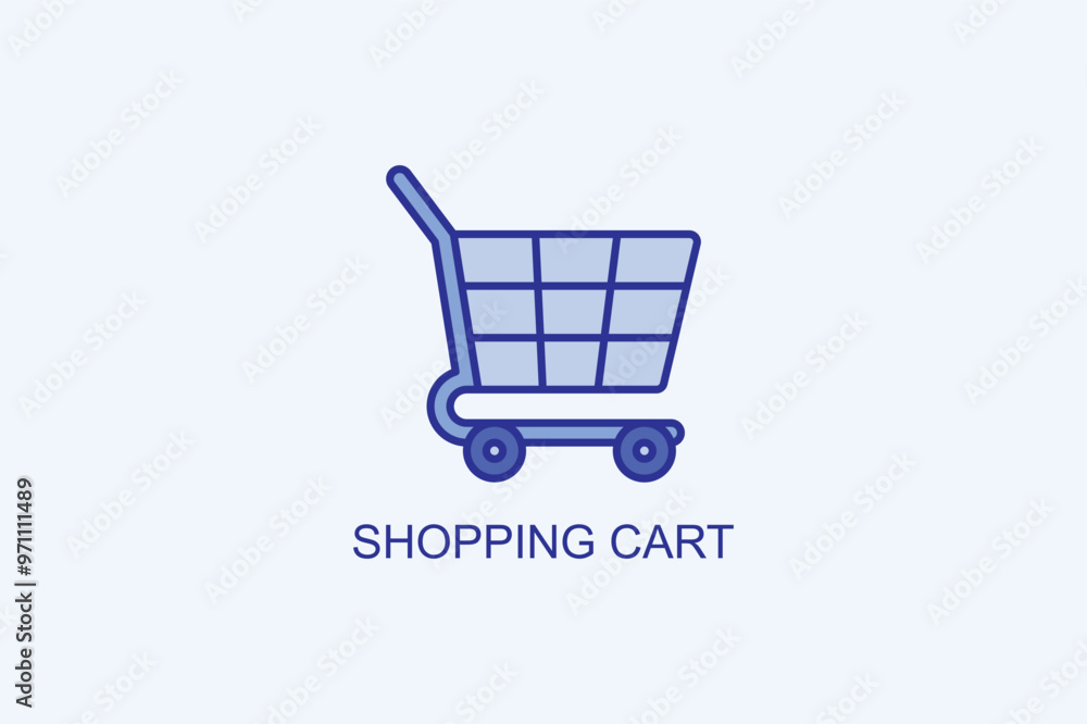 Shopping Cart Vector Icon Or Logo Illustration Shopping Cart Vector Icon Or Logo Illustration