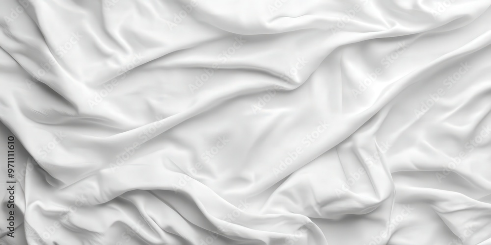 Abstract white crumpled fabric texture background with soft folds, perfect for product mockups, textile designs, or minimalist visual projects that require a clean and elegant fabric texture.
Abstract white crumpled fabric texture background with soft folds, perfect for product mockups, textile designs, or minimalist visual projects that require a clean and elegant fabric texture.