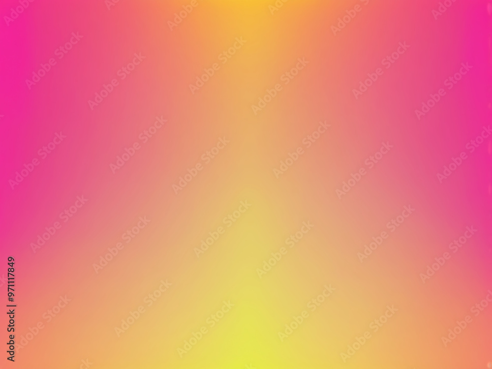 Obraz premium flat 2D illustration, delicate monochrome gradient background with neon yellow shapes for presentations and templates ,AI generated