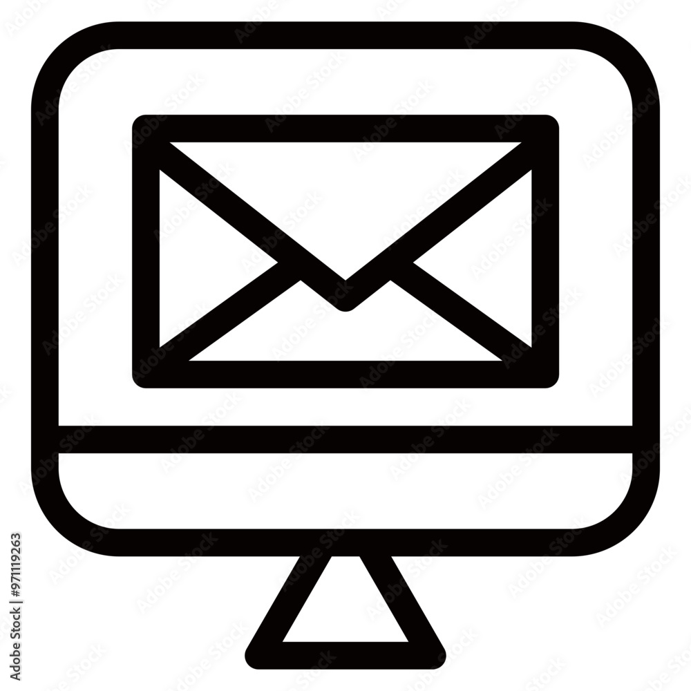 Email icon vector symbol illustration