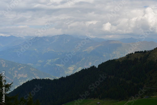 Obraz na płótnie Schöne Landschaft auf dem Hirzer in Südtirol w salonie