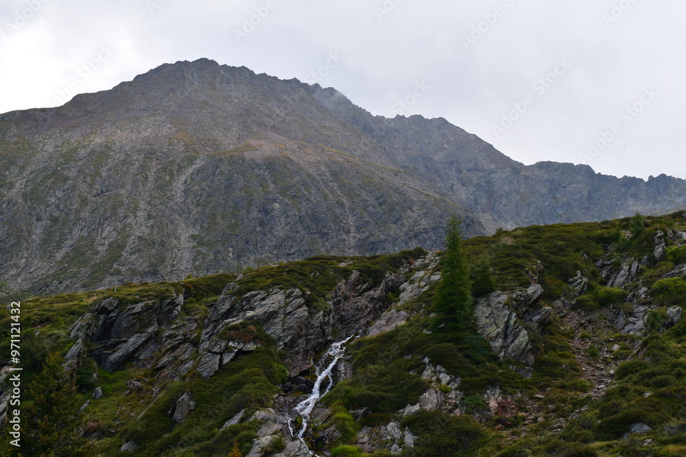 Schöne Landschaft auf dem Hirzer in Südtirol