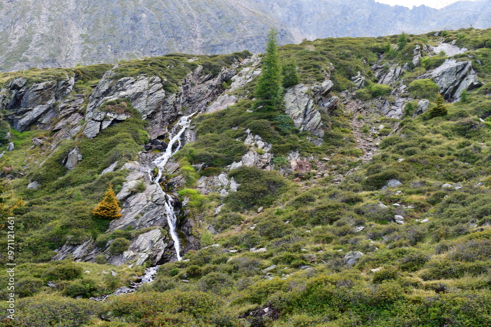 Schöne Landschaft auf dem Hirzer in Südtirol