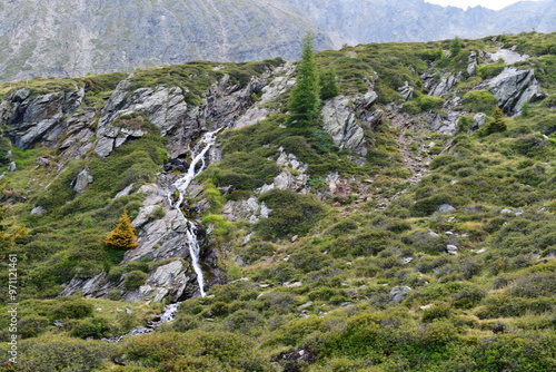 Obraz na płótnie Schöne Landschaft auf dem Hirzer in Südtirol w salonie