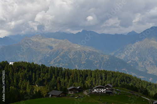 Obraz na płótnie Schöne Landschaft um dem Hirzer in Südtirol w salonie