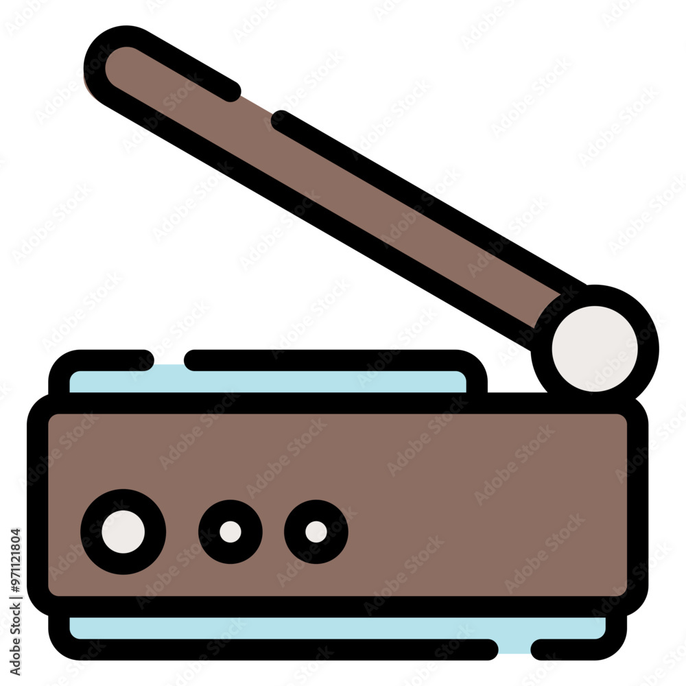 Scanner Icon in Filled Line Style Scanner Icon in Filled Line Style