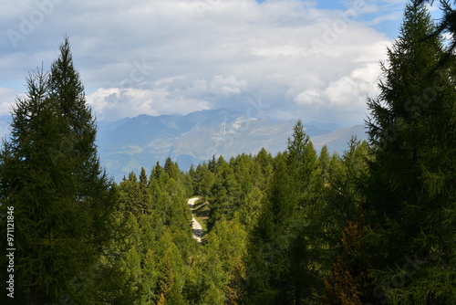 Obraz na płótnie Schöne Landschaft auf dem Hirzer in Südtirol w salonie