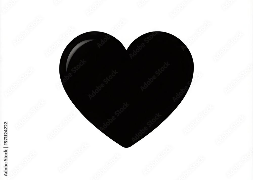 Simple black heart icon with clean lines and minimalist design, perfect for symbolic representations of love, affection, and emotional expressions in digital projects. Simple black heart icon with clean lines and minimalist design, perfect for symbolic representations of love, affection, and emotional expressions in digital projects.