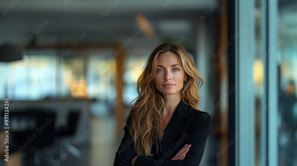 Portrait of a beautiful businesswoman in smart business suit Portrait of a beautiful businesswoman in smart business suit