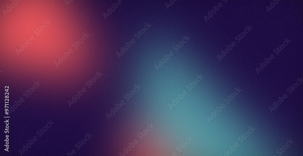 Obraz premium Dynamic Mesh Gradient Red, Blue, and Yellow Noise.